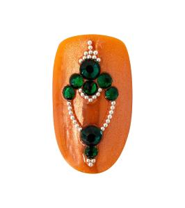 Décors d’ongles cristal -emerald Peggy Sage