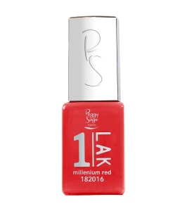 One-LAK 3en1 gel polish millenium red Peggy Sage