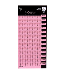 Cils de soie pour le volume russe, courbure J 0,10mm 5D