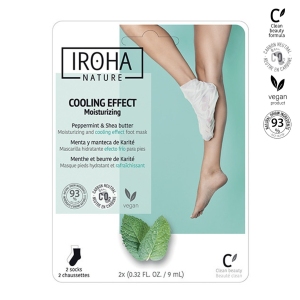 Chaussette rafraichissante & hydratante Iroha Nature 2x9ml