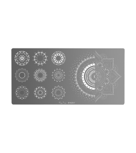 Plaque de stamping Mandala 1