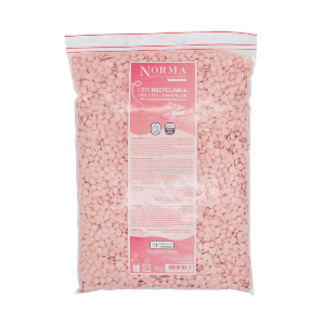 Cire traditionelle recyclable rose granulés 1kg