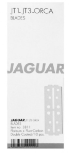 Lame de rasoir longue double Jaguar x10