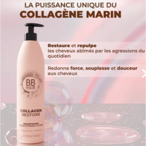 Shampooing collagen restore BBhair Générik 1L