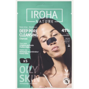 Patch nez points noirs au charbon Iroha Nature 20ml