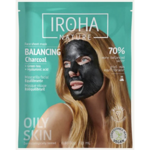 Masque visage tissu peaux grasses Iroha Nature 20ml