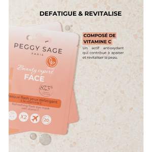 Masque patchs yeux défatiguant Peggy Sage