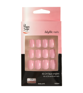 Kit 24 faux ongles baby pink Idyllic nails