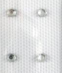 Strass thermocollants pour cheveux crystal 2mm x16