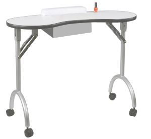 Table manucure pliante avec housse de transport